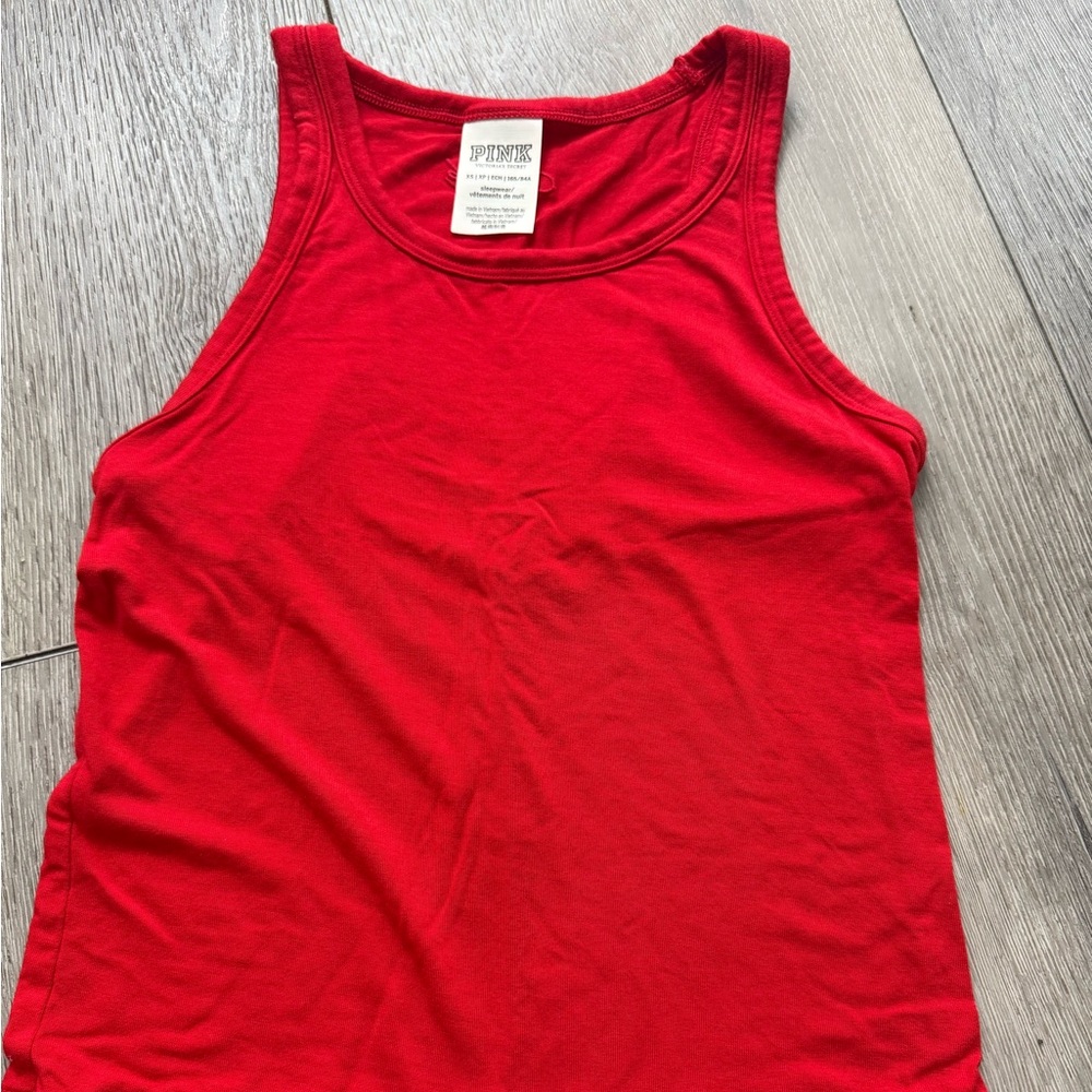 Victoria Secret “PINK” Red Tank Top